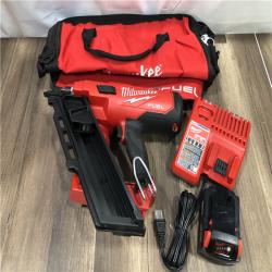 AS-IS Milwaukee FUEL 3-1/2 in. 18-Volt 30-Degree Lithium-Ion Brushless Cordless Framing Nailer Kit
