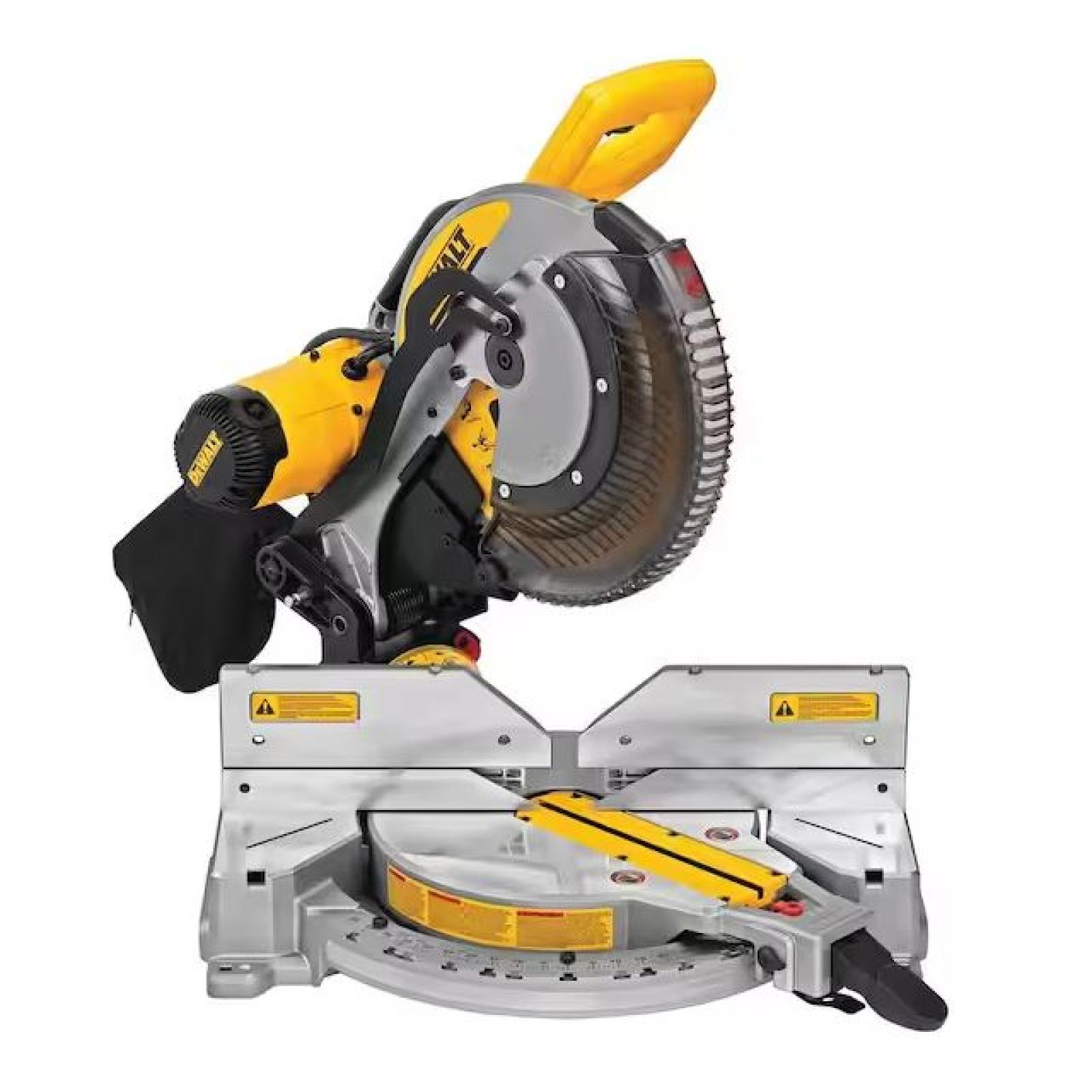 AS-IS DeWalt 15 Amp Corded 12 in. Compound Double Bevel Miter Saw