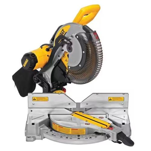 AS-IS DeWalt 15 Amp Corded 12 in. Compound Double Bevel Miter Saw