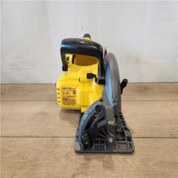 AS-IS- DEWALT 60V FLEXVOLT MAX Lithium-Ion 7-1/4 Brushless Cordless Wormdrive Style Circular Saw Kit 9.0 Ah