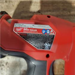 Houston Location AS-IS Milwaukee FUEL 18-Volt Lithium-Ion Brushless Cordless Gen II 18-Gauge Brad Nailer (Tool-Only)