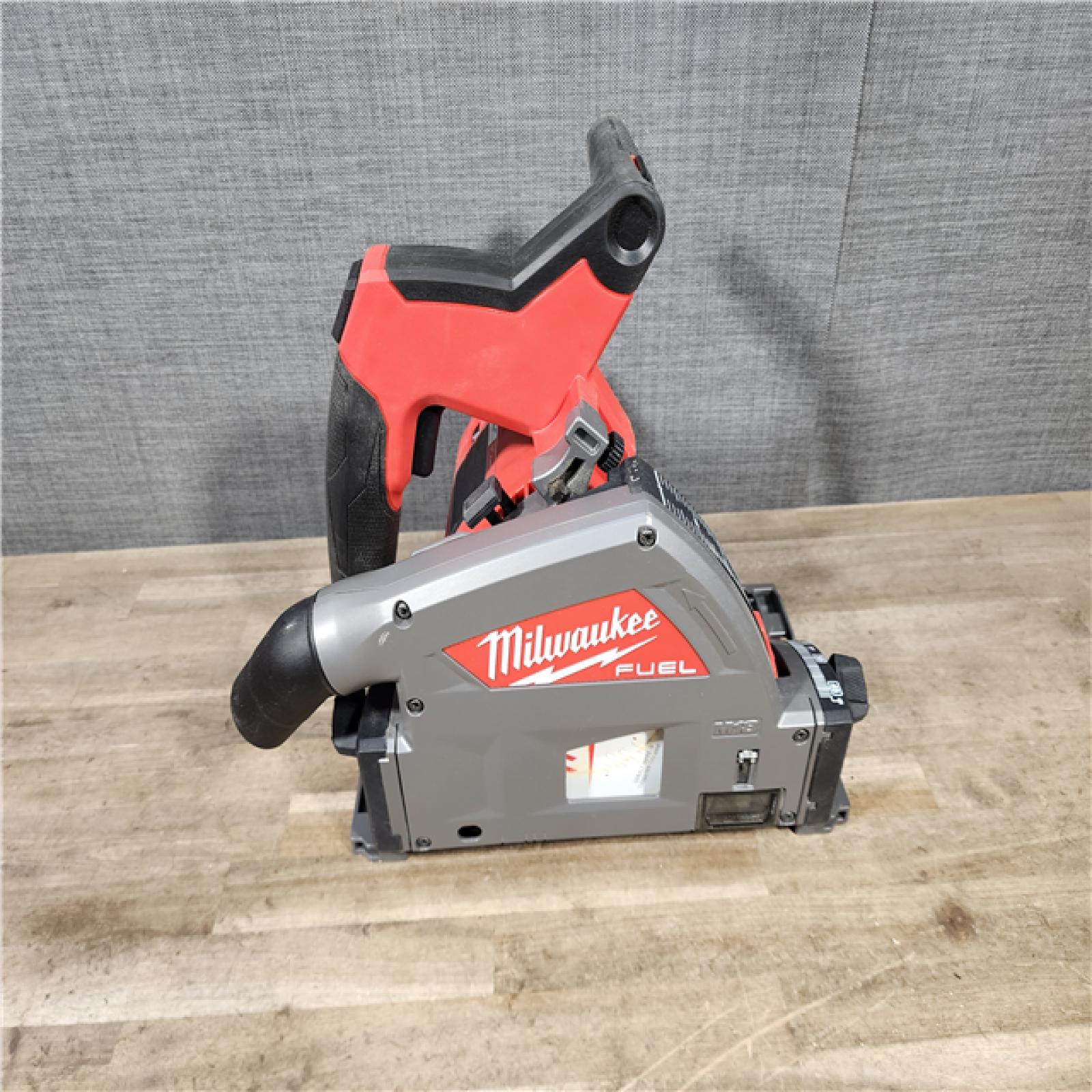 HOUSTON LOCATION - AS-IS Milwaukee M18 FUEL 18V Lithium-Ion Cordless Brushless 6-1/2 in. Plunge Cut Track Saw (Tool-Only)