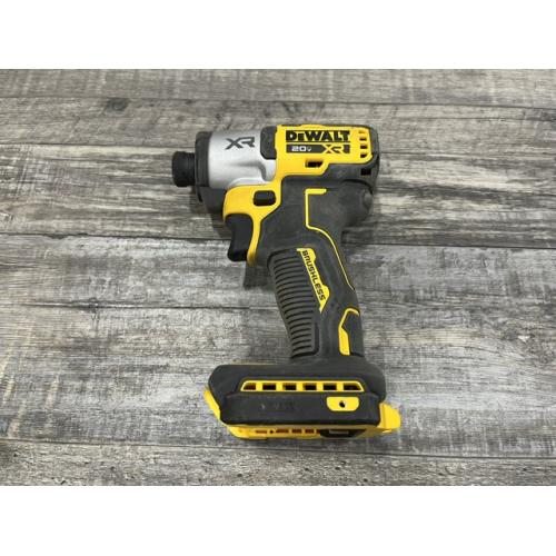 AS-IS DEWALT 20-Volt Maximum XR Cordless Brushless 1/4 in. 3-Speed Impact Driver (Tool-Only)