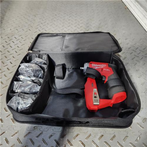 HOUSTON Location-AS-IS-Milwaukee 2505-20 M12 12V Fuel 4-in-1 Installation Drill/Driver Cordless Lithium-Ion APPEARS IN NEW! Condition