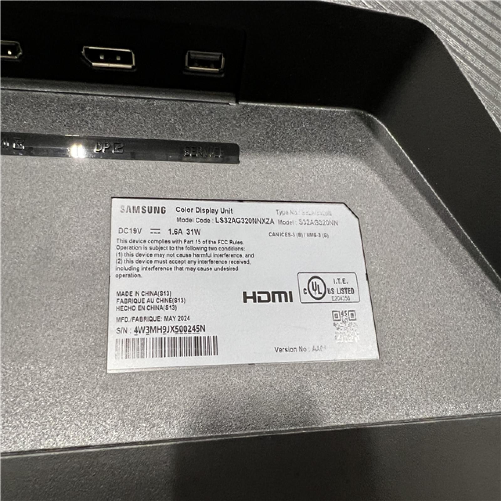AS-IS SAMSUNG 32 Odyssey G32A FHD 165Hz 1ms Gaming Monitor