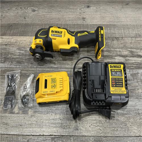 AS-IS DEWALT ATOMIC 20V MAX Cordless Brushless Oscillating Multi Tool Kit