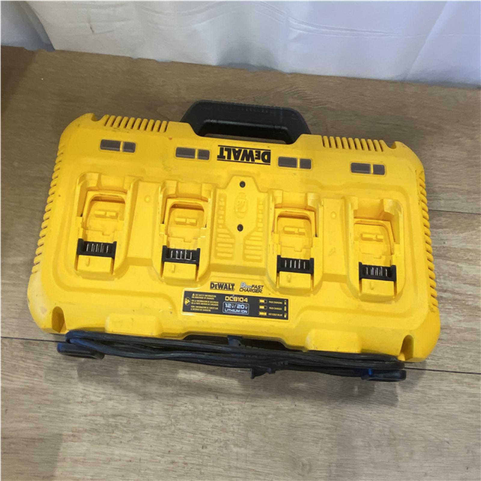 AS-IS DEWALT 12V/20V/60V MAX 4-Port Lithium-Ion Battery Charger