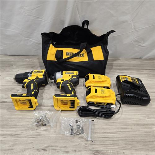 AS-IS Dewalt DCK225D2 20V MAX ATOMIC Compact Cordless Drill Driver and Impact Driver Combo Kit