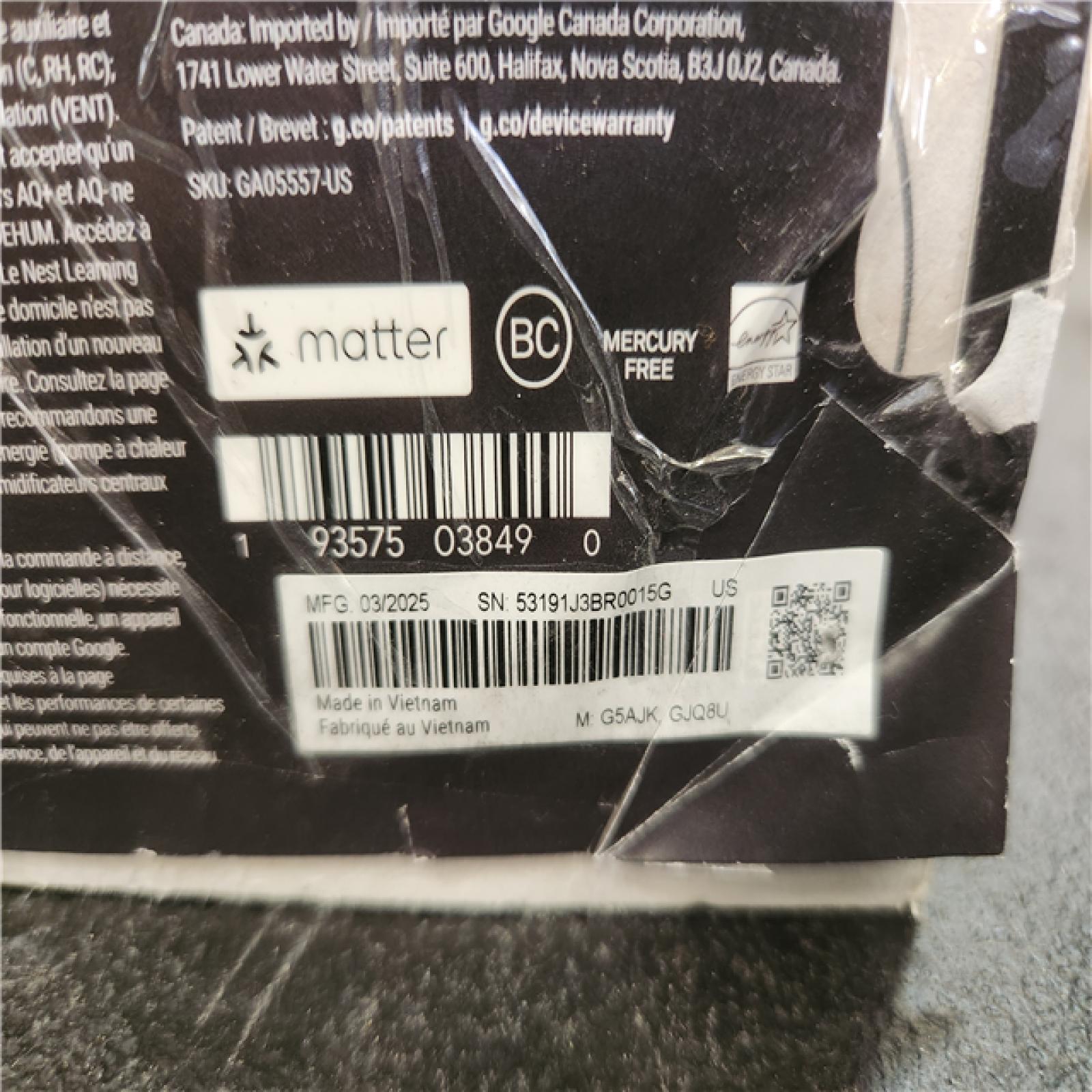 Phoenix NEW Google Nest Learning Thermostat (4th Gen) with Nest Temperature Sensor (2nd Gen) 2-Pack - Polished Obsidian