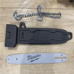 AS-IS Milwaukee FUEL 14 in. 18V Lithium-Ion Brushless Cordless Battery Top Handle Chainsaw (Tool Only)