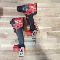 HOUSTON LOCATION - AS-IS Milwaukee  FUEL 18V Lithium-Ion Brushless Cordless Hammer Drill and Impact Driver Combo Kit