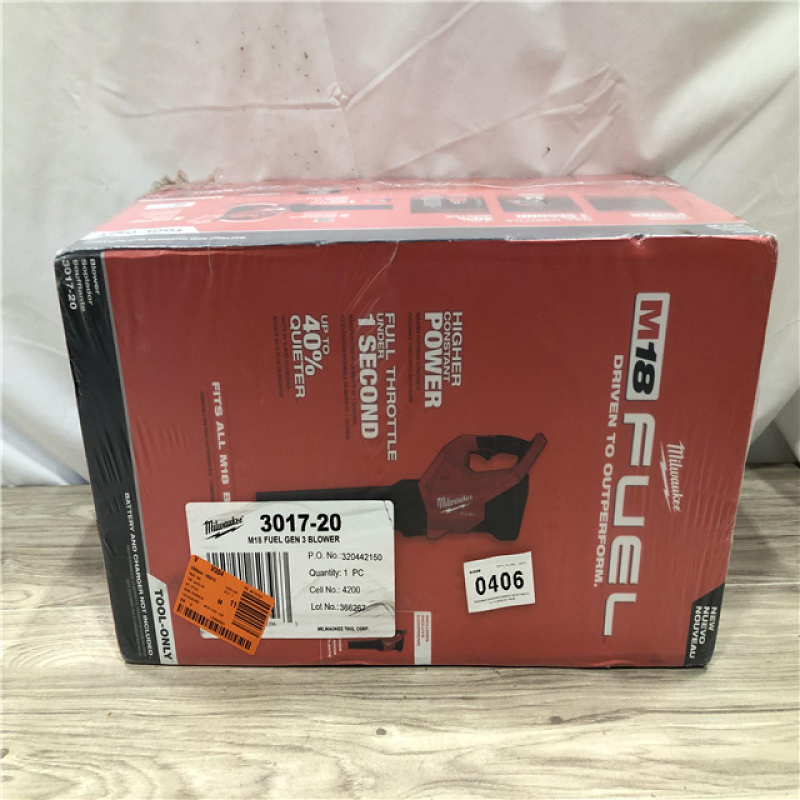 NEW! - Milwaukee M18 FUEL 18V Cordless Handheld Blower (Tool-Only)