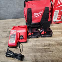 HOUSTON LOCATION - AS-IS Milwaukee M18 18V Lithium-Ion Brushless Cordless Compact Drill/Impact Combo Kit (2-Tool) W/(2) 2.0 Ah Batteries, Charger & Bag