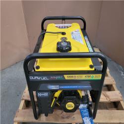 CALIFORNIA AS-IS CHAMPION 5 300 STARTING WATT 4 250 RUNNING WATT DUAL FUEL GENERATOR