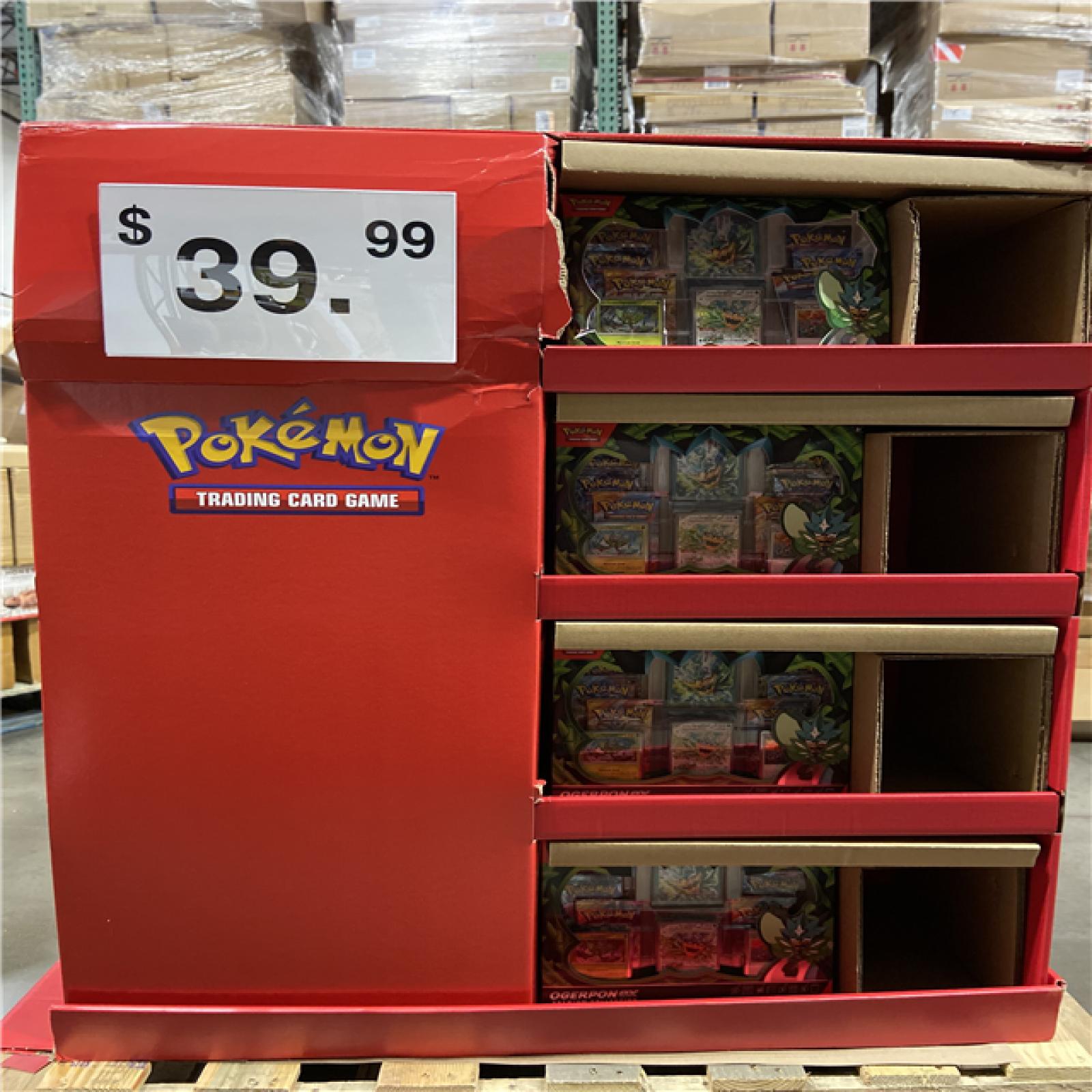 DALLAS LOCATION - BULLSEYE NEW! MIXED POKEMON CARD GAME PALLET - ( 71 UNITS)