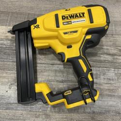 AS-IS DEWALT Cordless 18-Gauge Narrow Crown Stapler (Tool Only)
