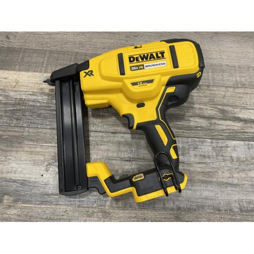 AS-IS DEWALT Cordless 18-Gauge Narrow Crown Stapler (Tool Only)