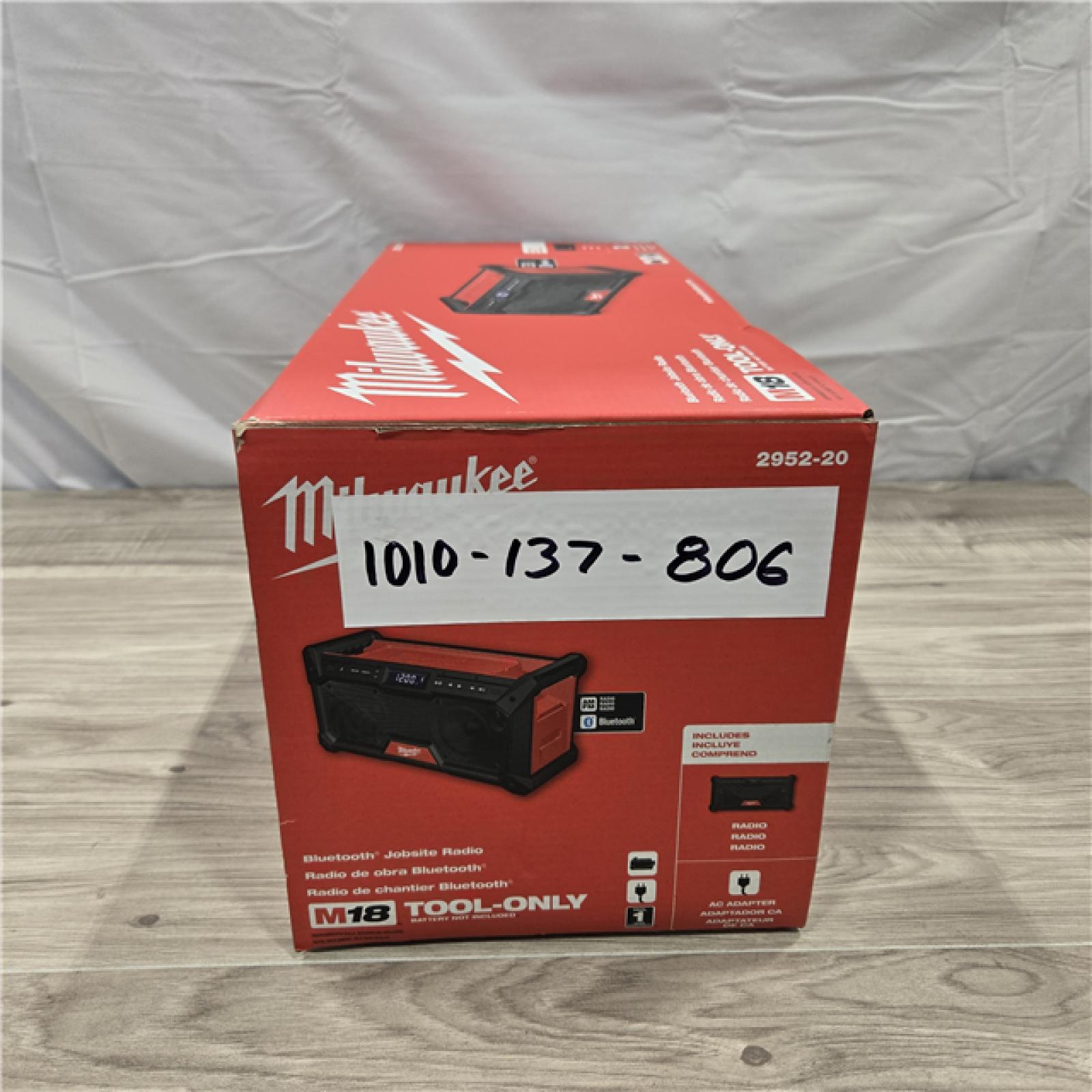 NEW! - Milwaukee 18V Cordless Jobsite Radio