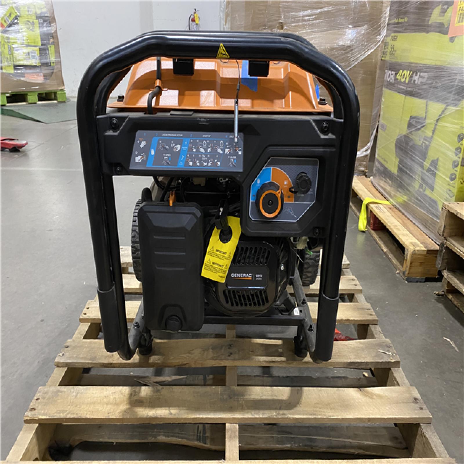 Dallas Location - As-Is Generac 8125/6500-Watt Dual Fuel Portable Generator