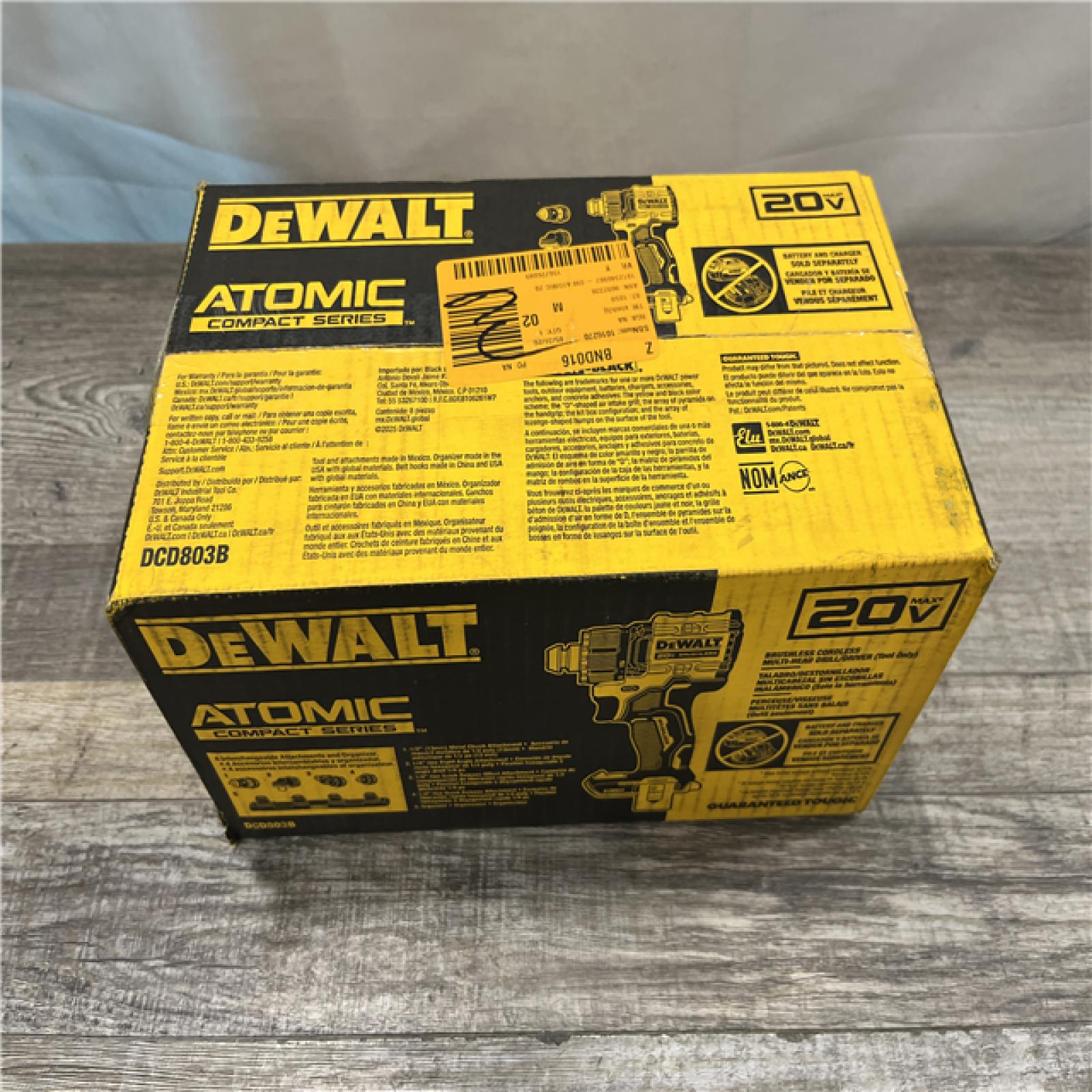 NEW - DEWALT ATOMIC 20V MAX 1/2 in. Multi-Head Drill Driver (Tool Only)