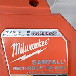 AS-IS Milwaukee 18V Lithium-Ion Cordless SAWZALL Reciprocating Saw (Tool-Only)