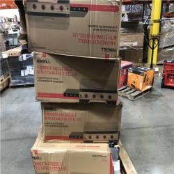 DALLAS LOCATION - Nexgrill Daytona 4-Burner Propane Gas Grill 36 in. Flat Top Griddle in Black with Stainless Steel Lid PALLET-(4 UNITS)