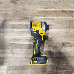 Houston Location AS-IS DEWALT 20V MAX XR Cordless Impact Driver (Tool Only)