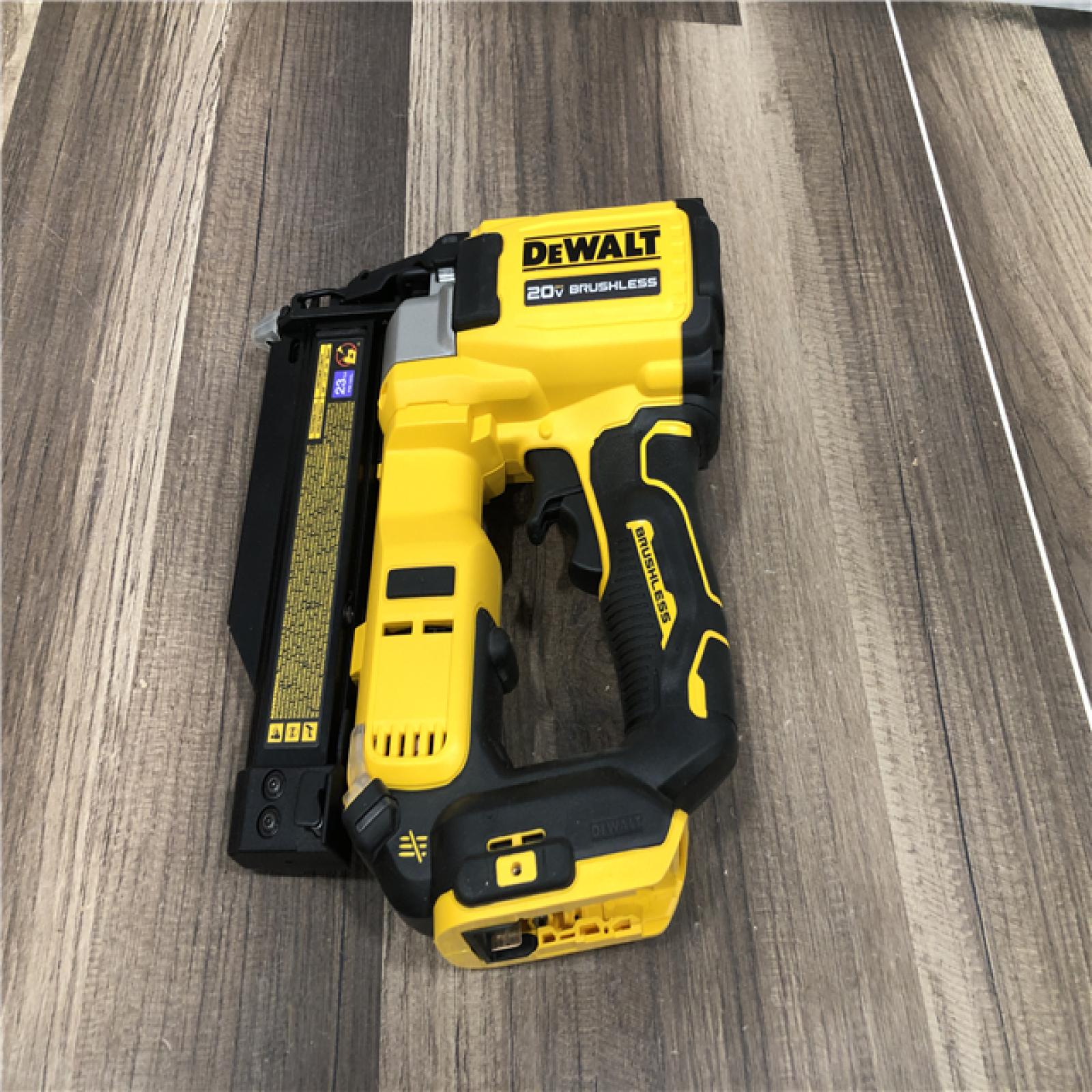 AS-IS DEWALT ATOMIC 20V MAX Lithium Ion Cordless 23 Gauge Pin Nailer Tool Only