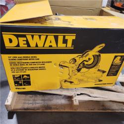 As-Is- DeWALT  12in Double Bevel Sliding Compound Miter Saw