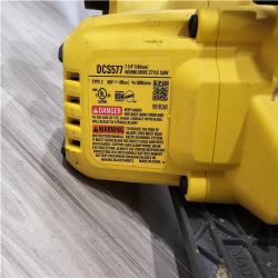 AS-IS DEWALT FLEXVOLT 60V MAX Cordless Brushless 7-1/4 in. Wormdrive Style Circular Saw (Tool Only)