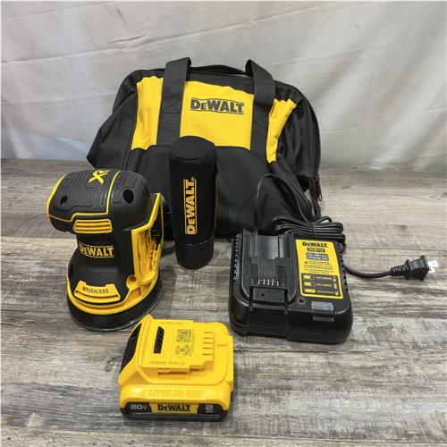 AS-IS DEWALT 20V MAX XR Cordless Brushless 5 in. Random Orbital Sander Kit