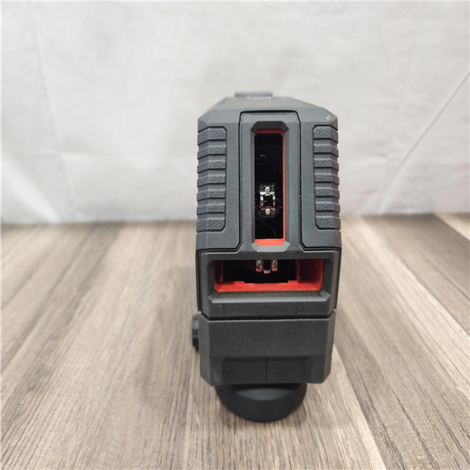AS-IS- MILWAUKEE 100 Ft. REDLITHIUM Lithium-Ion USB Green Rechargeable Cross Line Laser Level with Charger