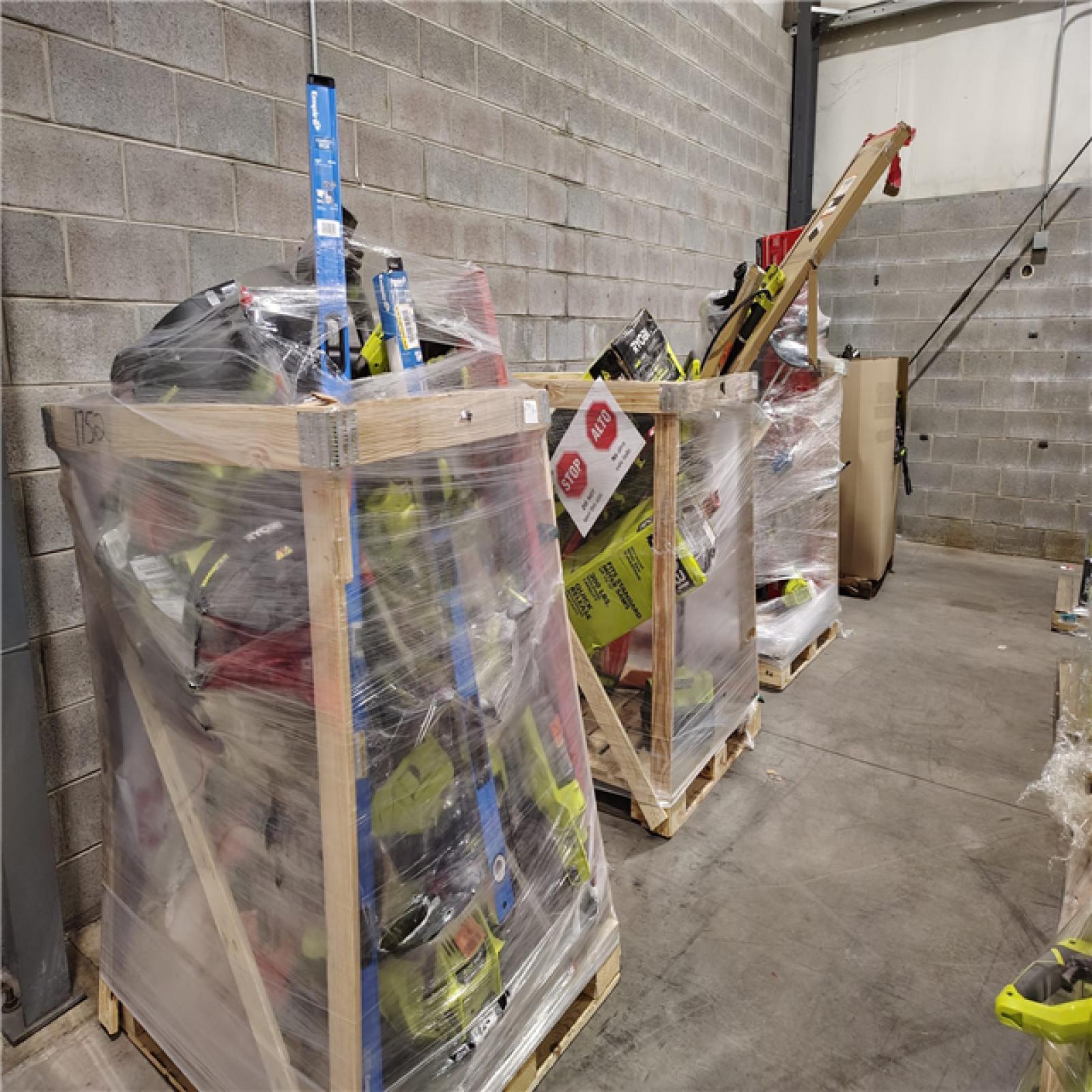 Pittston Location As-Is Power Tools Partial Truckload (12 Pallets) 2444-B