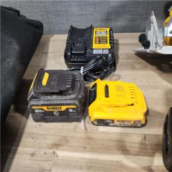HOUSTON LOCATION - AS-IS DEWALT 20-Volt MAX Lithium-Ion Cordless 7-Tool Combo Kit with 2.0 Ah Battery, 5.0 Ah Battery and Charger