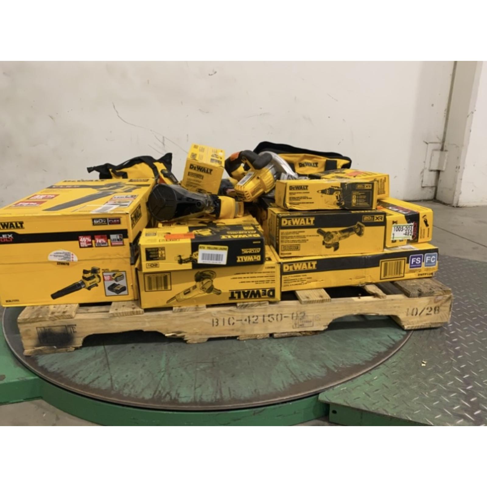 Dallas Location - As-Is DEWALT Tool Pallet