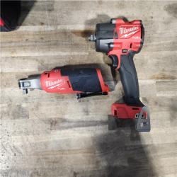 HOUSTON LOCATION - AS-IS Milwaukee 2 Tool Combo Kit W/ (2) Battery & Charger