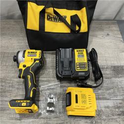 AS-IS DEWALT Atomic 20V Max Lithium-Ion Brushless Cordless Compact 1/4 in. Impact Driver Kit