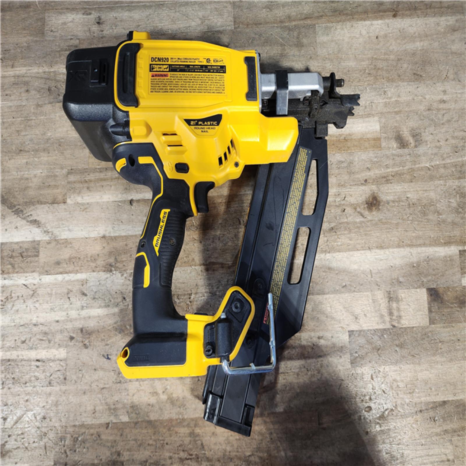 HOUSTON LOCATION - AS-IS DEWALT 20-Volt 21° Cordless Framing Nailer (Tool-Only)