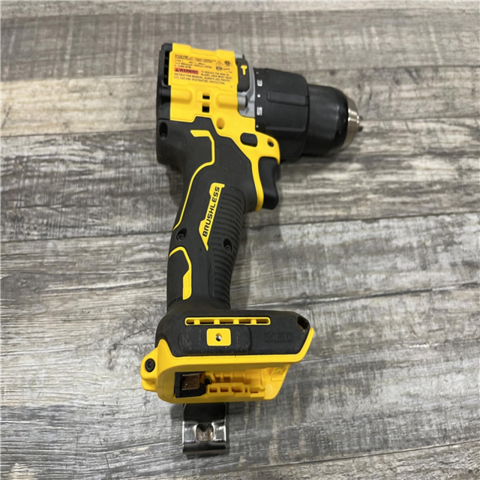 AS-IS DEWALT ATOMIC 20V Lithium-Ion Cordless 1/2 in. Hammer Drill Kit