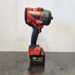 AS-IS- Milwaukee 1/2  Impact Wrench 5Ah Battery  Charger