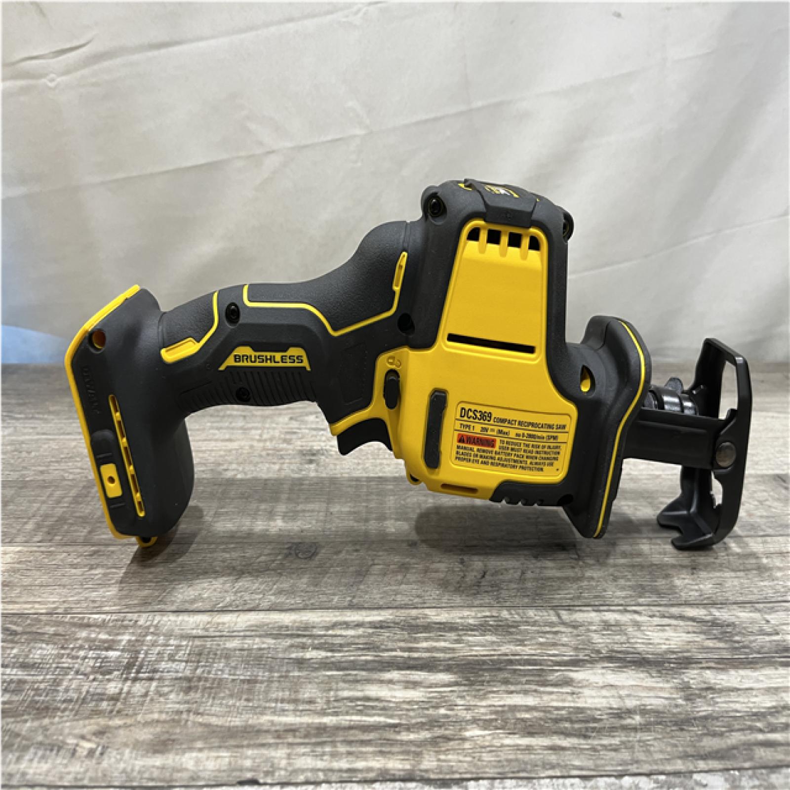 AS-IS DEWALT ATOMIC 20V MAX Cordless Brushless Compact Reciprocating Saw (Tool Only)