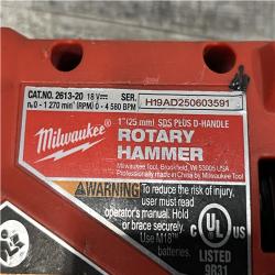 AS-IS Milwaukee 18V Lithium-Ion Brushless Cordless 1 in. SDS-Plus D-Handle Rotary Hammer (Tool-Only)