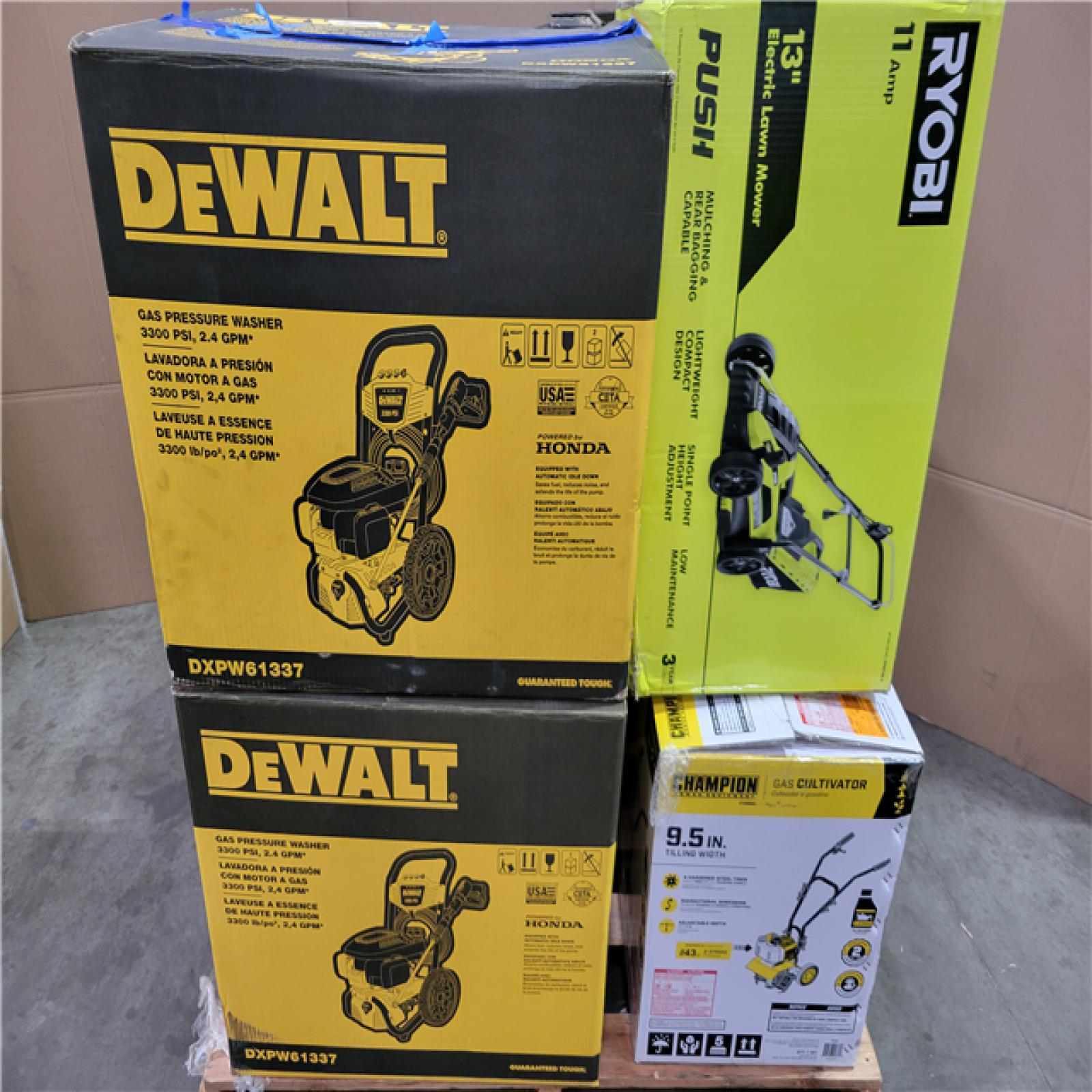 CALIFORNIA AS-IS OUTDOOR POWER EQUIPMENT