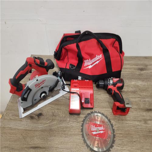 Phoenix Location NEW Milwaukee M18 18-Volt Lithium Ion Brushless Cordless Compact Drill/Circular Saw with Charger