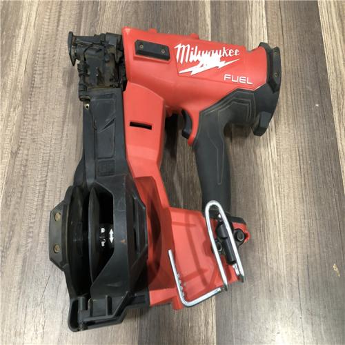 AS-IS Milwaukee FUEL 18-Volt Lithium-Ion Brushless Cordless Coil Roofing Nailer (Tool Only)