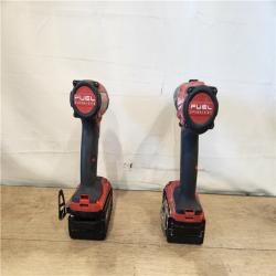 AS-IS- Milwaukee FUEL 18V Lithium-Ion Brushless Cordless Hammer Drill and Impact Driver Combo Kit