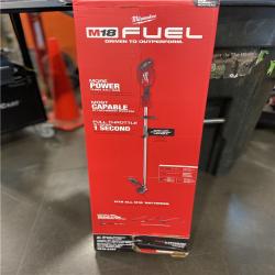 AS-IS Milwaukee M18 FUEL 18V 16 in. Brushless Cordless Battery Powered String Trimmer w/QUIK-LOK Attachment Capability & 8.0 Ah Battery