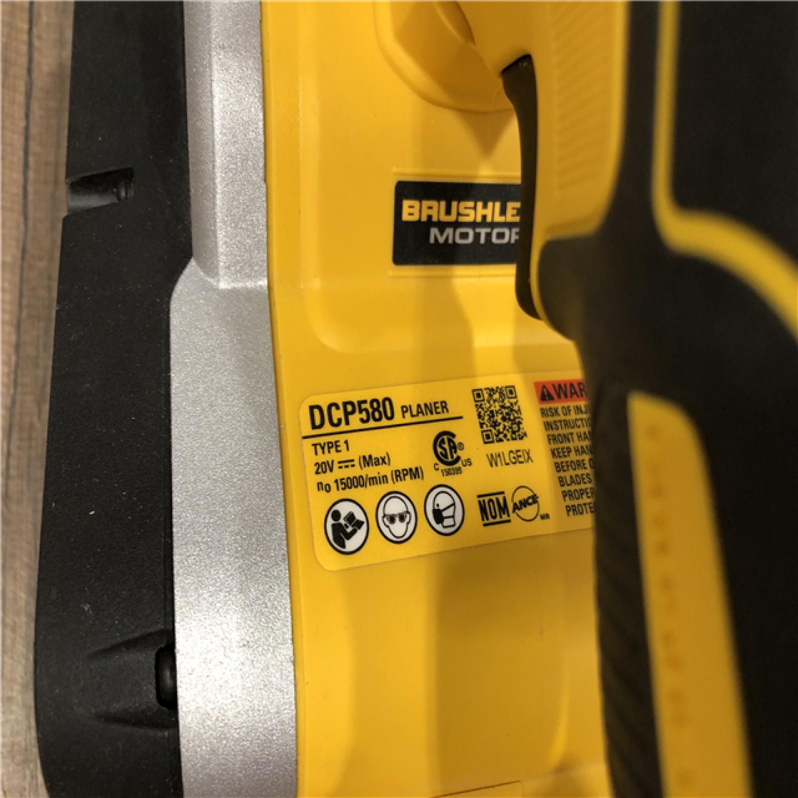 AS-IS DEWALT 20V MAX XR Cordless Brushless 3-1/4 in. Planer (Tool Only)