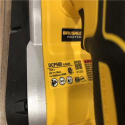 AS-IS DEWALT 20V MAX XR Cordless Brushless 3-1/4 in. Planer (Tool Only)