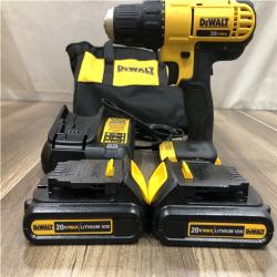 AS-IS DEWALT 20V MAX Cordless 1/2 in. Drill/Driver Kit